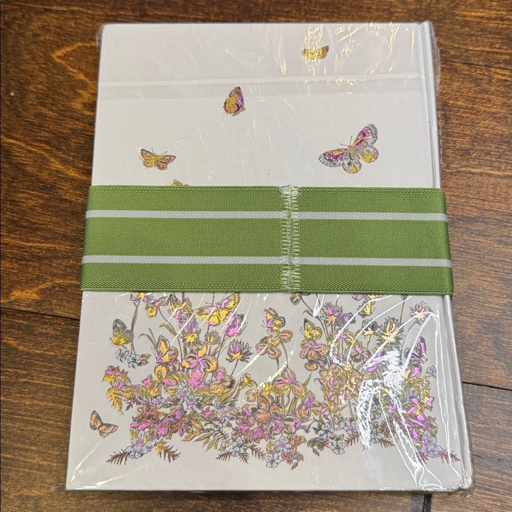 Christian Dior Around The World Decorative Notebook butterfly floral green band - Picture 2 of 7